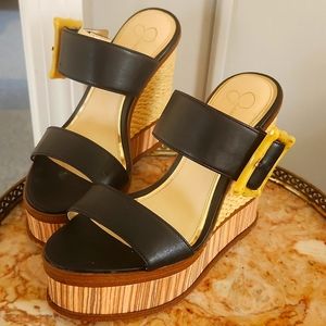 Jessica Simpson platform wedge sandals